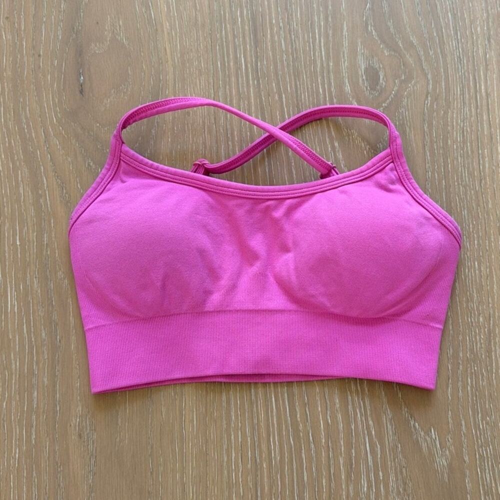 Levate Crop Top Sports Bra Size  Est XS Pink